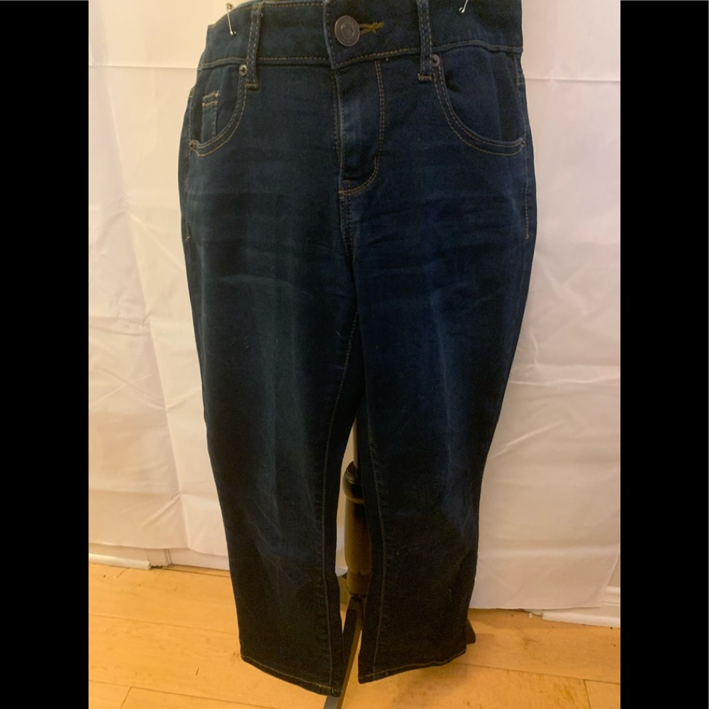 SO blue jeans. Very soft. Size 11.